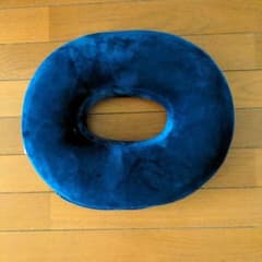■専用■円座クッション ネイビー ポリエステルのサムネイル