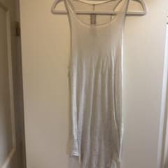 最後の断捨離！リックオウエンスBASIC RIB TANK ivory - メルカリ