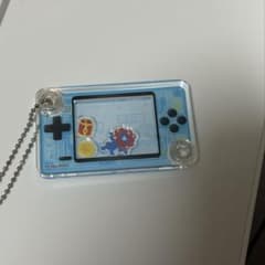 ミャクミャク　シャカシャカゲーム機風キーホルダー　青のサムネイル