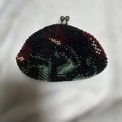 ビーズ刺繍 がま口 コインケース 小銭入れのサムネイル