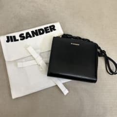 最終値下げ！JIL SANDER TANGLE カードホルダー ブラック - メルカリ