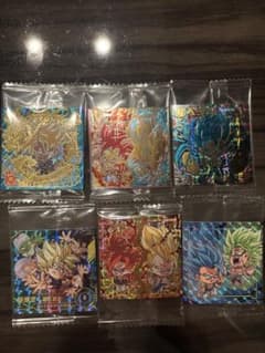 ドラゴンボール 超戦士シールウエハース 6枚セット　値下げ交渉可能！！のサムネイル