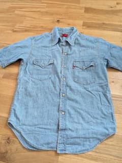 Levis リーバイス デニムシャツ　半袖のサムネイル