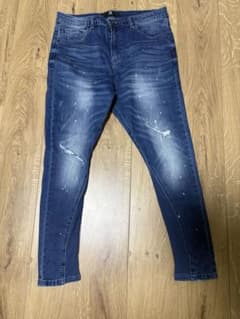 h*n様 [美品‼️]CAMBIO ダメージ加工 デニムパンツWomensweaのサムネイル