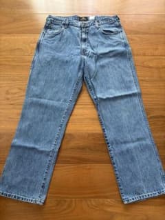 ワイドデニムパンツ ライトブルー W32L30のサムネイル