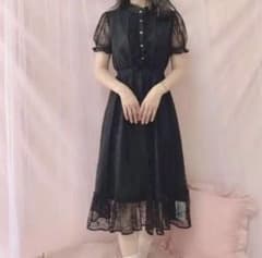 evelyn ハートボタンレースワンピースのサムネイル