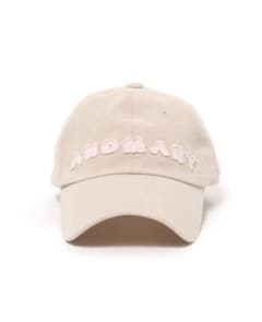 新品未使用 ANDMARY Mary logo cap ベージュ 新品未開封】andmary Mary logo cap アンドマリー キャップ - メルカリ