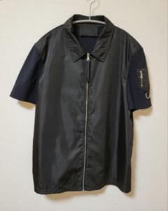 美品】PRADA 00's アーカイブ ナイロン ジップアップシャツ - メルカリ