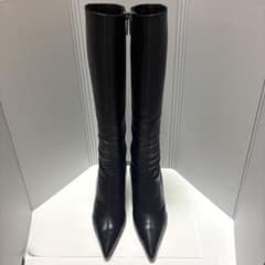 ピンキー&ダイアン　ポインテッドトゥ　ロングブーツ　リーガル社製　日本製　レザー ピンキー&ダイアン ポインテッドトゥ ロングブーツ リーガル社製 日本