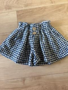 キッズ ツイード風 キュロット 95cmのサムネイル