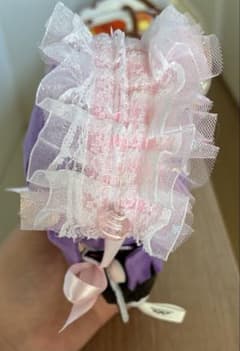 ぬいぐるみ用 ヘッドドレス ピンクのサムネイル