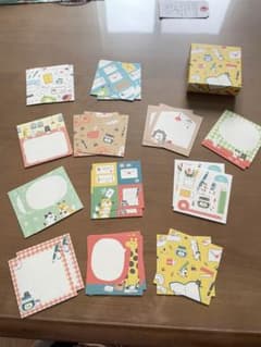 古川紙工メモ　お手紙カフェ　バラ売り36枚のサムネイル