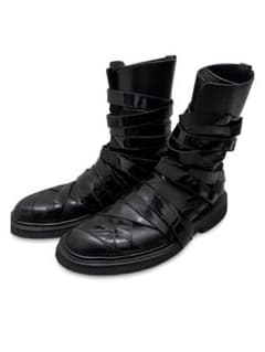 dior homme ディオールオム 08A/W ベルクロストラップブーツ 43 - メルカリ