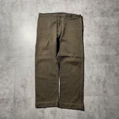 K*K様 60s- フレンチワーク コットンピケ ブラウン ストライプパンツ K*K様 60s- フレンチワーク コットンピケ ブラウン ストライプパンツ