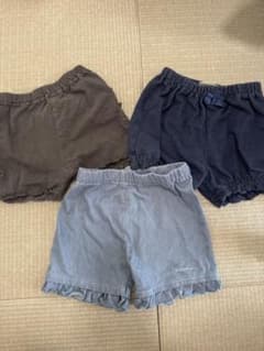petit main ショートパンツ 3枚セット 90cmのサムネイル