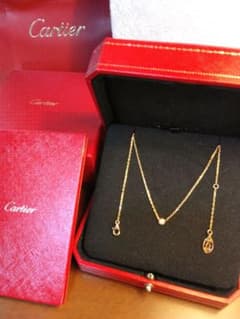 特価】カルティエ ダムール SM ネックレス ピンクゴールド 証明書付 