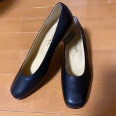 銀座カネマツ　パンプス 黒23.5  未使用に近いのサムネイル