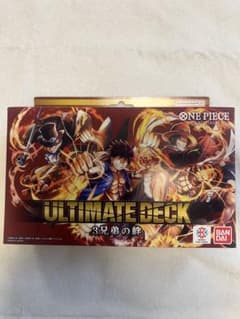 ワンピースカードゲーム ULTIMATE DECK 3兄弟の絆 未開封 - メルカリ