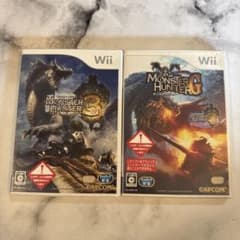 [Wii 소프트 2점 세트] 몬스터 헌터