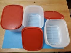 (値下げ)タッパウェア　MMハーフワイド3点のサムネイル