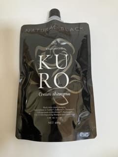 KURO Cream Shampoo 400g ナチュラルブラック - メルカリ