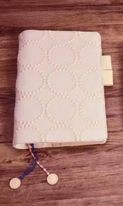 新作】A5 桜ベージュピンク タンバリン 手帳カバーケース ミナ