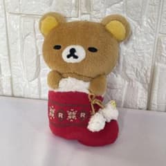 リラックマ ボールチェーン付き靴下ぬいぐるみ クリスマス 平成レトロ