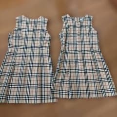 ha-na♡様専売 BURBERRY チェック柄ノースリーブワンピース 160A ha-na♡様専売 BURBERRY チェック柄ノースリーブワンピース 160A