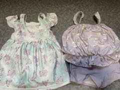 女の子 水着 110 2点セットのサムネイル
