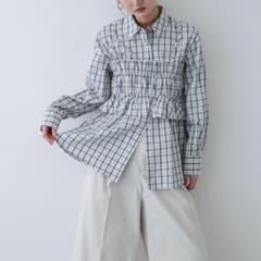【美品】シャーリングビスチェセットシャツのサムネイル