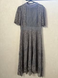 RUIRIE BOUTIQUE レース パーティードレス グレーのサムネイル