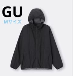 GU ポケッタブルライトナイロンブルゾンGA M レディースブラック