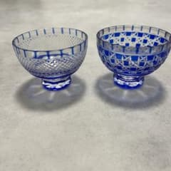 切り子　2個セットのサムネイル