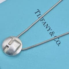 希少】 ティファニー アルファベット「h」イニシャル「H」ネックレス 