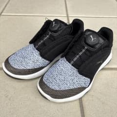 PUMA ゴルフシューズ DISC ブラック グレーのサムネイル