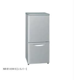 Panasonic 冷蔵庫 NR-B143W-S 本体 - メルカリ