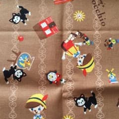 ピノキオ柄ハギレのサムネイル