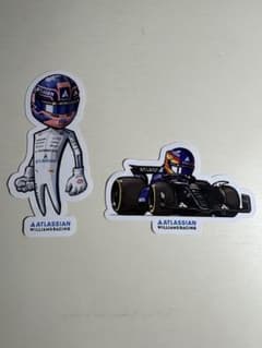 ATLASSIAN WILLIAMS RACING ステッカー 2枚セットのサムネイル