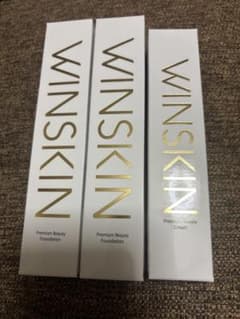WINSKIN プレミアムファンデーション 2本　薬用ACクリームセット WINSKIN 薬用クリーム リッキッドファンデーション セット☆新品未開封
