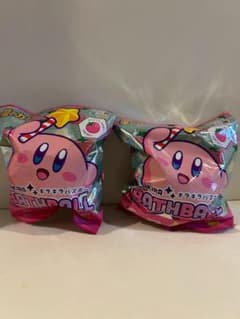 2個セット】星のカービィ キラキラバスボール マスコット入り 入浴剤 匿名配送