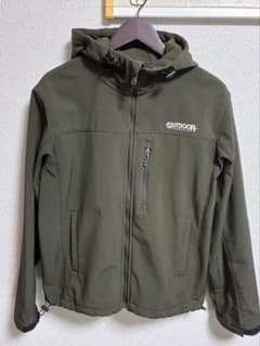OUTDOOR PRODUCTS ソフトシェルジャケット カーキ　アウトドアのサムネイル