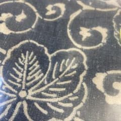 藍染木綿生地　型染のサムネイル