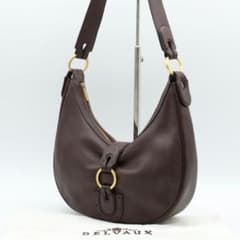 【極美品】DELVAUX カミーユPM シェーブル ショコラ　ショルダーバッグ 極美品】DELVAUX カミーユPM シェーブル ショコラ ショルダーバッグ