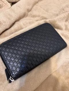 GUCCI グッチ GG柄 ラウンドファスナー長財布 ブラックのサムネイル