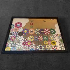 村上隆 額装品 もののけ京都 額縁　イラスト 村上隆 額装品 もののけ京都 額縁 イラスト - メルカリ