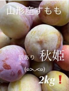 山形産プラム　秋姫　2kg前後❗️訳ありご家庭用のサムネイル