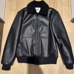 ZARA ザラ　レザージャケット　ボア　ジャケットのサムネイル
