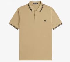 5/5限定出品】FRED PERRY ベージュ ポロシャツ Sサイズ - メルカリ