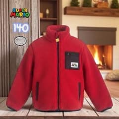 スーパーマリオ フリースジャケット 140cm レッド 新品 - メルカリ