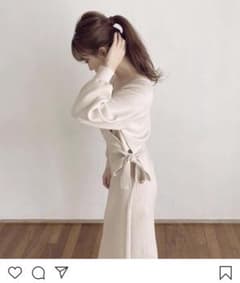 haluhiroine カシュクールニットプルオーバーのサムネイル